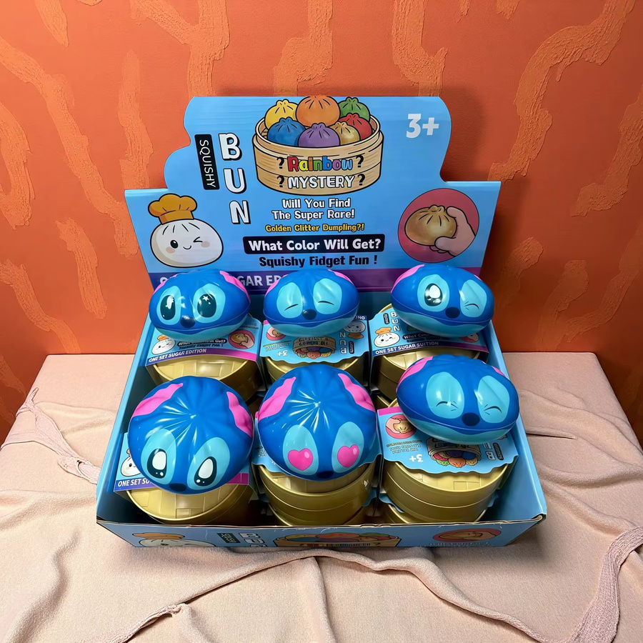TOPTOY Disney Bun Stitch, Xiaolongbao Blindbox, Quetschspielzeug, ab 3 Jahren - Bild 2