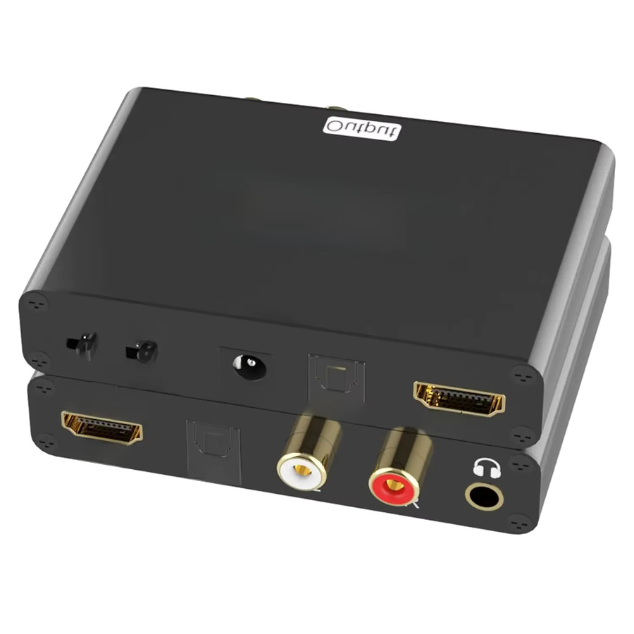 Konsenda HDMI ARC Audio Extractor DAC Konverter mit 192 kHz, Optisch und 3,5 mm Klinke, Schwarz - Bild 7