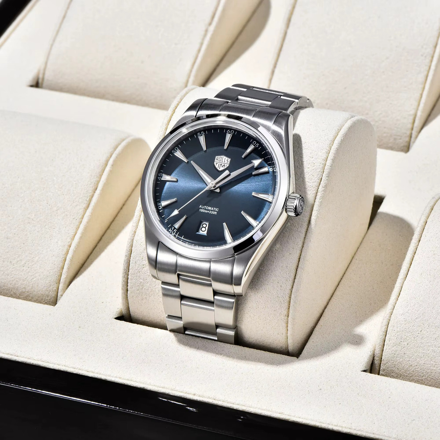 Rollstimi Armbanduhr, Automatik, Edelstahl, Saphirglas, Herren - Bild 2