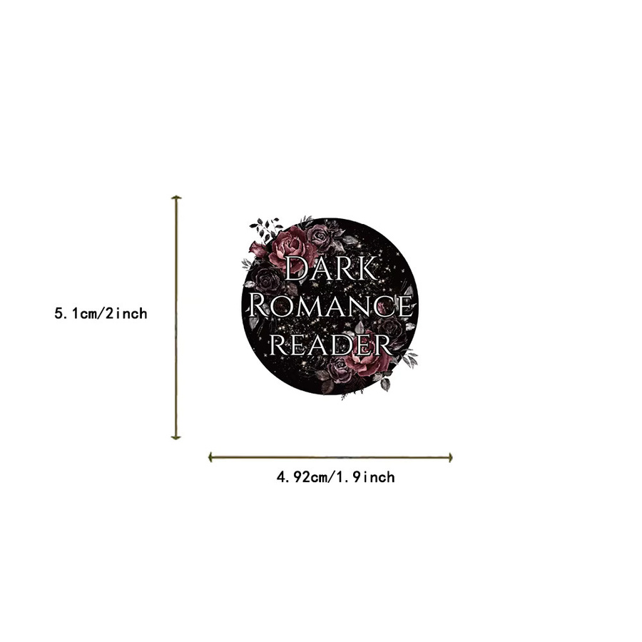 Charile Dark Romance Reader Graffiti-Aufkleber, Retro Ästhetische Kunst-Sticker, multicolour - Bild 2