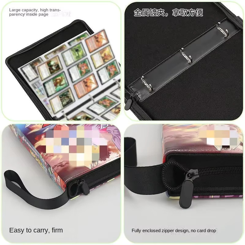 Bandai Anime-Kartenordner, Sammelkartenhalter, 9 Taschen, 50 Innenseiten - Bild 1