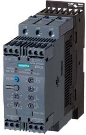 Siemens Sanftstarter 3RW4038-1TB04 in Grau, Motorleistung 37kW bei 400V, Nennstrom 72A bei 480V - Bild 1