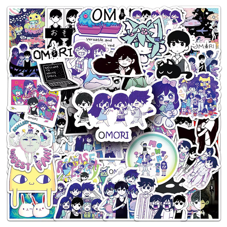 Bandai Omori Graffiti Aufkleber, Cartoon Aufkleber, 10/30/50 stücke - Bild 2
