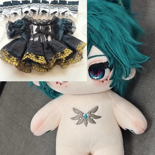 Yiran toy Genshin Impact Lohen Plüsch, Stofftier, 20cm, ab 14 Jahren - Bild 1