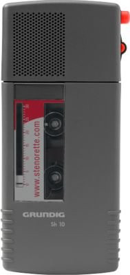 Grundig Stenodiktiergerät SH 10 in Silber und Grau - Bild 1