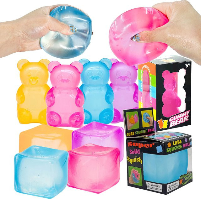 Schylling Needoh Nice Cube, Sensorischer Fidget-Würfel - Bild 1