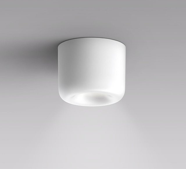 Serien Lighting Cavity Ceiling L LED-Deckenstrahler in Weiß mit Glas-Streuscheibe, dimmbar, Warmweiß 3000K - Bild 1