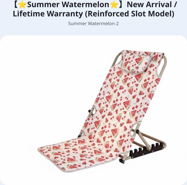 Binchi Outdoor Product Klappbarer Schlafstuhl mit verstellbarer Stütze und dicker Polsterung, Mehrfarbig Floral, Modernes Design für Schlafzimmer und Studenten - Bild 1