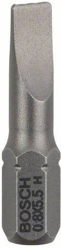 Bosch Schrauberbit Schlitz-Bit Extra-Hart 5,5 mm, 3 Stück, Silber - Bild 1