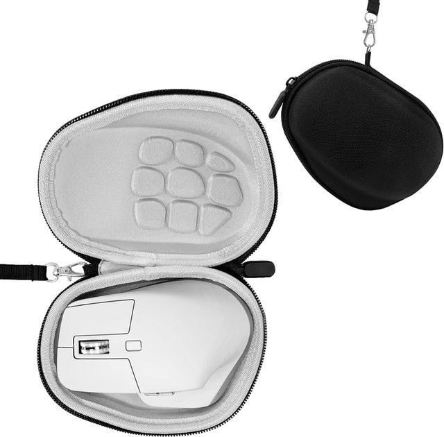 Hartschalen-Reisetasche für Logitech MX Master 3S und Master 3, universelle Aufbewahrungstasche in Schwarz und Grau - Bild 1