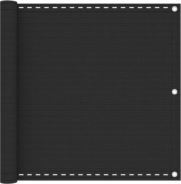 vidaXL Balkon-Sichtschutz aus HDPE in Anthrazit, Höhe: 90 cm, Breite: 300 cm - Bild 1