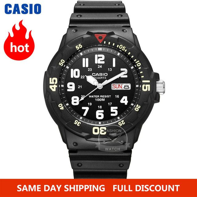 Casio Armbanduhr, Quarz, Kunststoff, Schwarz, Herren - Bild 1