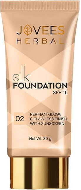 Jovees Herbal Silk Foundation Creme, Farbton 2 beige, LSF 15, Matt, 30g - Bild 1