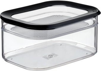 Mepal Modula Kühlschrankdose 2-teiliges Set, Schwarz, 2000 ml und 550 ml - Bild 1