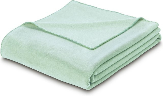 Estella Wohndecke Trevi Fleece in Grün, B/T: 135 x 195 cm - Bild 1