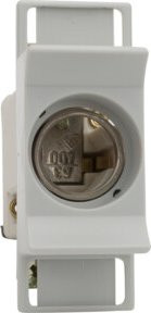 Mersen Sicherungssockel NEOZED D02 63A AC230V/400V in Weiß - Bild 1