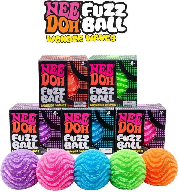 Schylling Fuzz Ball, Weicher Flauschiger Stressball, Quetschspielzeug - Bild 1