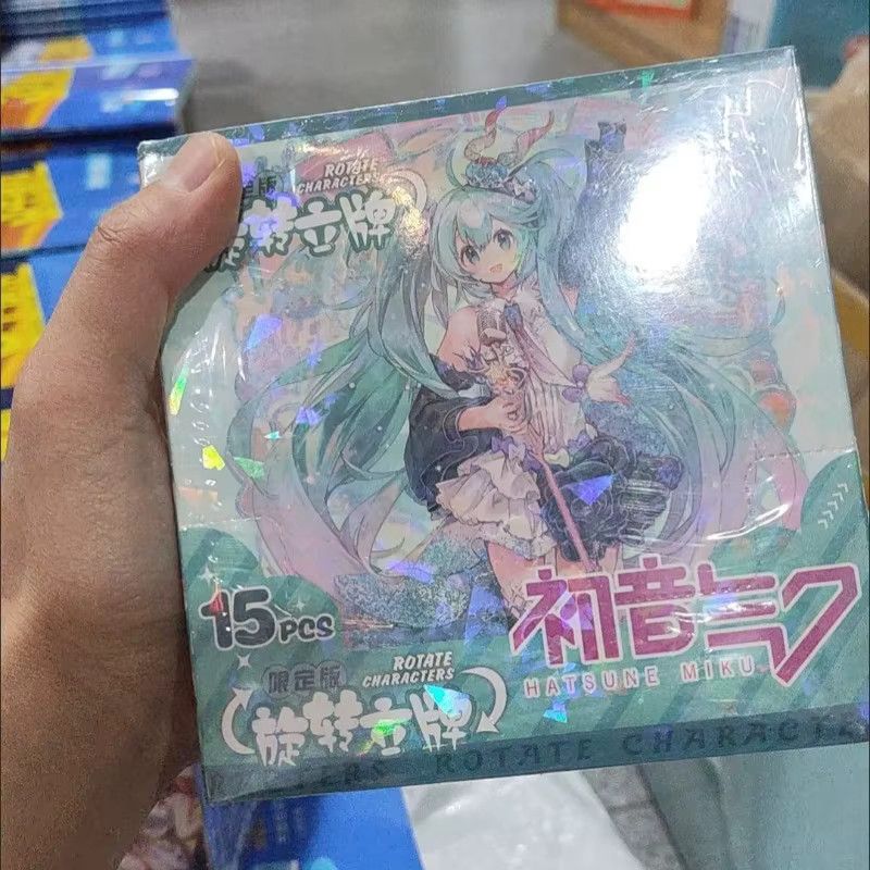 Hatsune Miku Anime-Figur aus Acryl als drehbarer Desktop-Aufsteller in Multicolor von Bandai - Bild 3