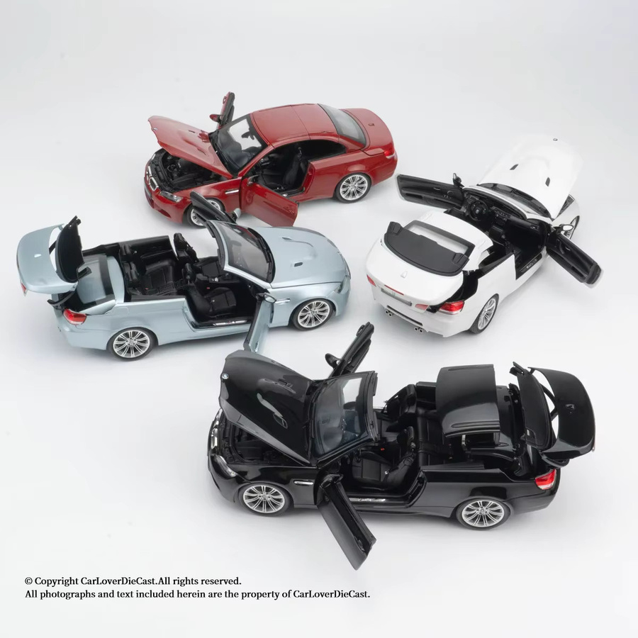 Kyosho M3 E93M Cabrio-Version, Metallautomodell, 1:18, Schwarz - Bild 4
