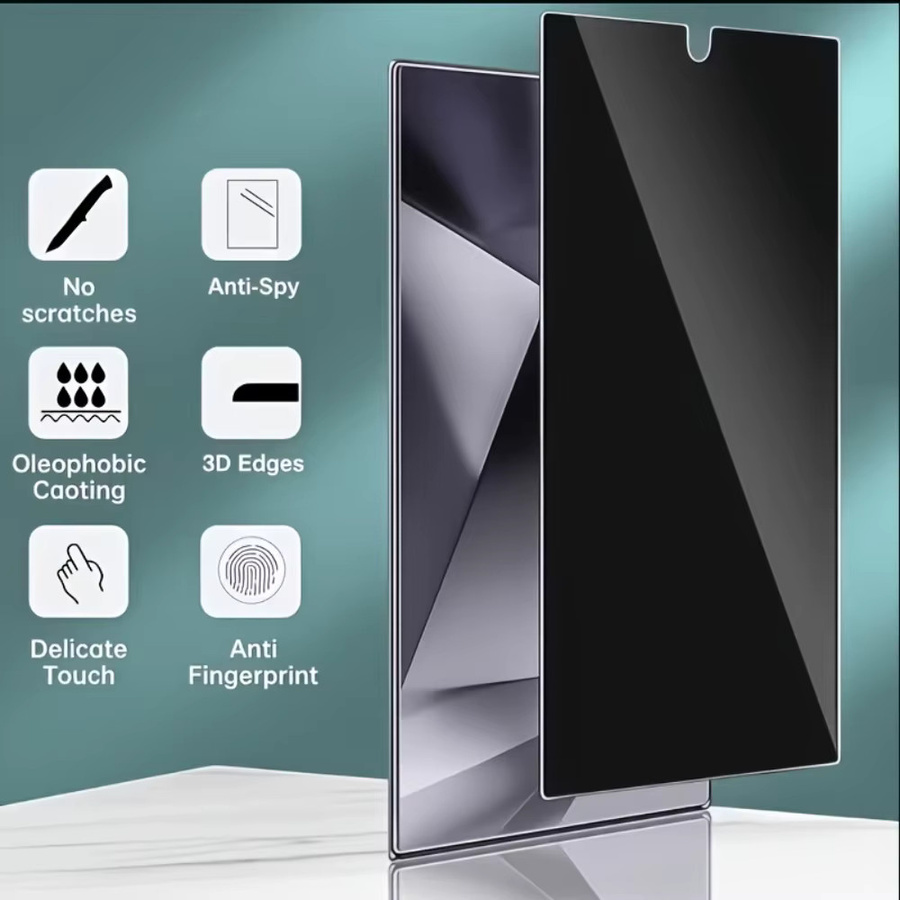 NNBILI 2 Stück Matte Sichtschutzfolie für Samsung Galaxy S26 S25 S24 Ultra S23 S22 S21 FE transparent - Bild 4