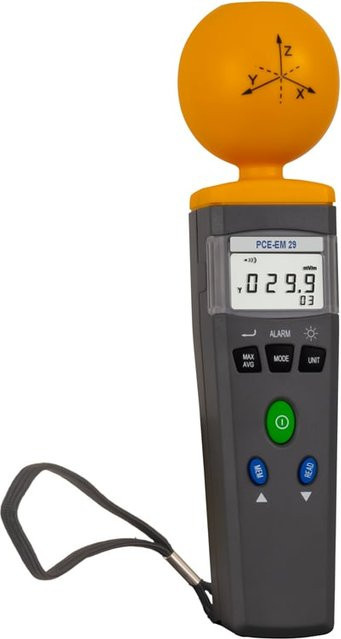 PCE Instruments Elektrosmog- und Strahlungsmessgerät PCE-EM 29 in Schwarz-Gelb - Bild 1