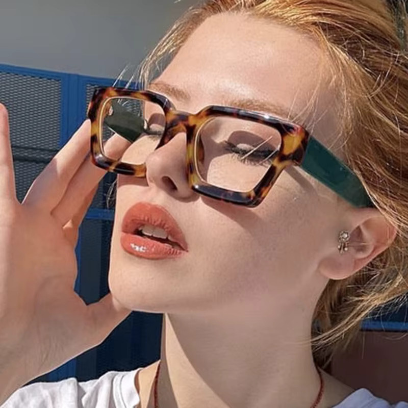 LOERHUNAR Korrektionsbrille, Vollrand, Square, Kunststoff, Damen, Blaulichtfilter - Bild 2