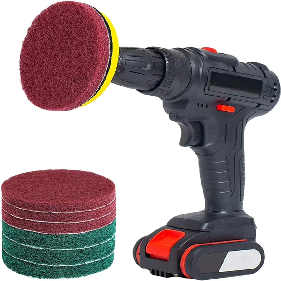 Vibratite 5er Set Nylon Polierscheiben in Blau mit Körnungen 240, 400, 800, 2500 und 3000 Durchmesser: 10,16 cm - Bild 3