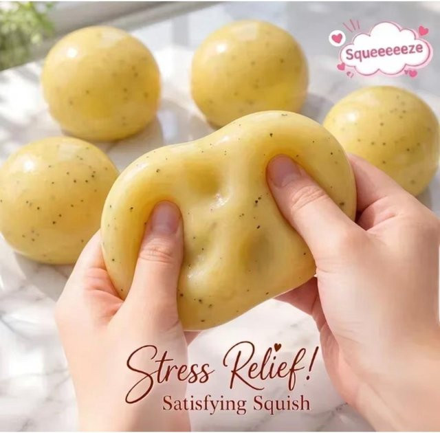 Kartoffel-Slushie Squishy Spielzeug, beige - Bild 1