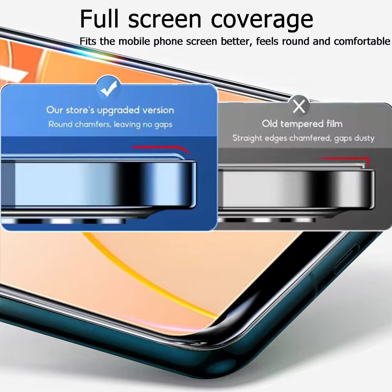 Gehärtetes Glas Display Schutz für Realme C31 C30s C30 C25 C25Y C25s C21 C21Y C20 C20A C17 C15 C12 C11 2021 C3 C33 2023 in Transparent - Bild 5