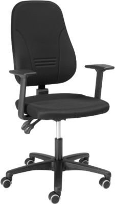 Prosedia Bürostuhl Younico plus 3 mit Armlehnen, Muldensitz und 3D-Rückenlehne, schwarz/schwarz, B/T/H: 52 x 52 x 110 cm - Bild 1