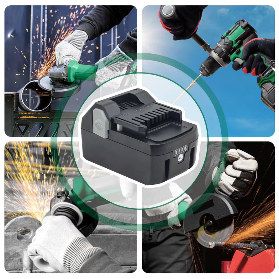 HiKOKI Akku-Set mit Ladegerät 18 V Li-Ionen in Schwarz für BSL1850 BSL1860 BSL1840 - Bild 6