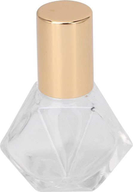 Koogeelife Parfümflasche zum Aufrollen, Glas-Rollerflasche, 8 ml, Silber white - Bild 1