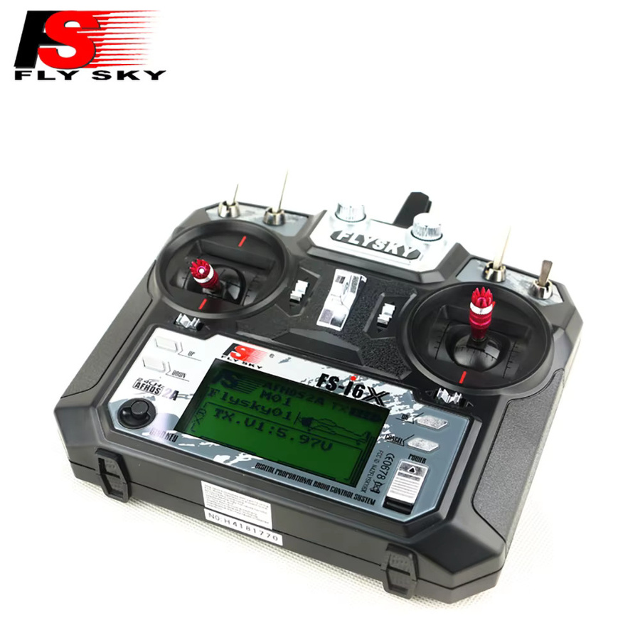 Flysky FS-i6X AFHDS 2A RC-Sender mit X6B IA6B IA10B Empfänger 10-Kanal 2,4GHz für Flugzeuge, Helikopter und FPV-Renndrohnen - Bild 2