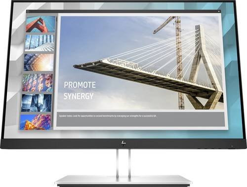 HP E24i G4 E-Series LED-Monitor, 24 Zoll, WUXGA 1920 x 1200 Pixel, IPS-Panel, 60 Hz, Schwarz/Silber, HDMI, DisplayPort, VGA - Bild 1