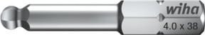 Wiha Bit Standard Sechskant-Kugelkopf 1/4" in Silber, Größe: 5,0 mm, Länge: 38 mm - Bild 1