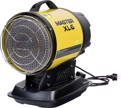 Master Klimatechnik XL-6 Infrarot-Ölheizstrahler in Gelb und Schwarz mit 17 kW Leistung - Bild 1