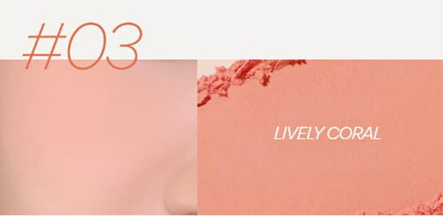 Innisfree Puderrouge Lively Coral, 6,2 g, Matt - Bild 1