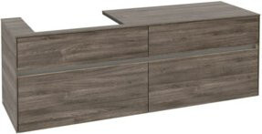 V&B Waschtischunterschrank Collaro mit LED 12W, B/T/H: 160 x 54,8 x 50 cm - Bild 1