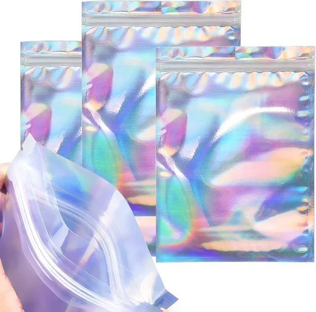 Art lalic Holografische Folien, 10 Stück, Schimmernd, Multicolour - Bild 1