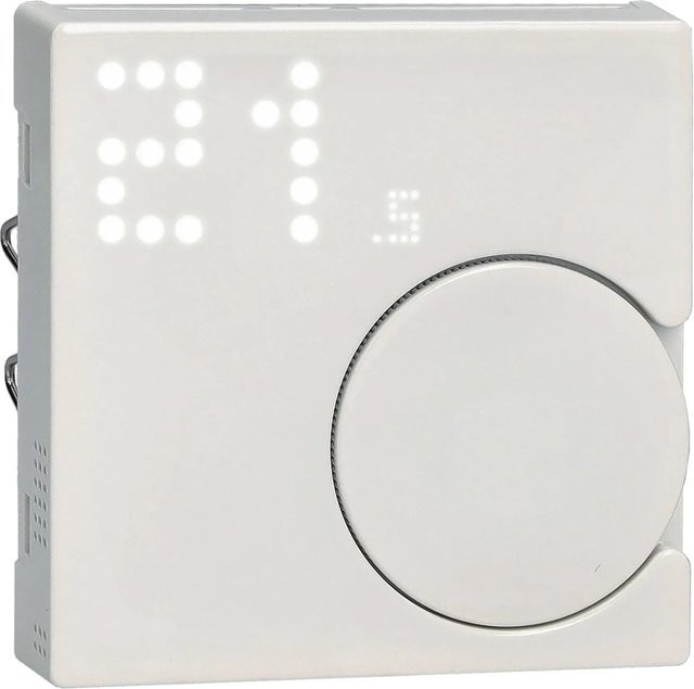 Merten System M Connected Raumtemperaturregler-Modul MEG5779-0319 Weiß mit App-Steuerung und Display - Bild 1