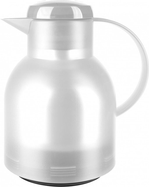 Emsa Thermoskanne SAMBA mit Quick Press Verschluss, weiß, 1 l - Bild 1