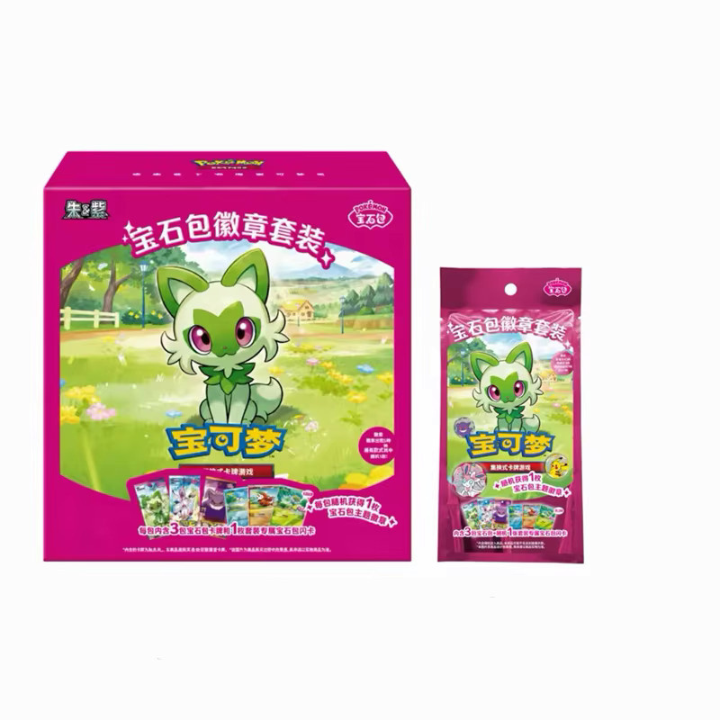 KAYOU Pokémon Alola Region Gem Pack Abzeichen-Set, Rot & Blau - Bild 1