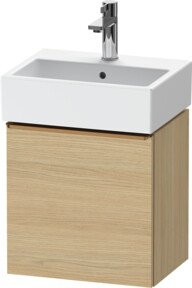 Duravit Waschtischunterschrank D-Neo in Beige Matt mit 1 Tür, Wandmontage, B/T/H: 43,4 x 32,2 x 44 cm - Bild 1