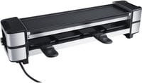Steba RC 140 GUSS Raclettegrill in Schwarz mit verstellbarem Thermostat und beschichteten Gusseisenplatten - Bild 2