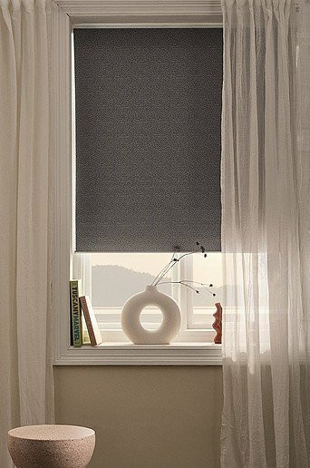 Jotex LUX Rollo Blackout Grau Höhe: 165 cm - Bild 1