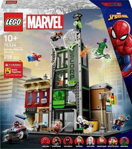 LEGO Marvel Spider-Man vs. Oscorp Superhelden Bauset ab 10 Jahren - Bild 1