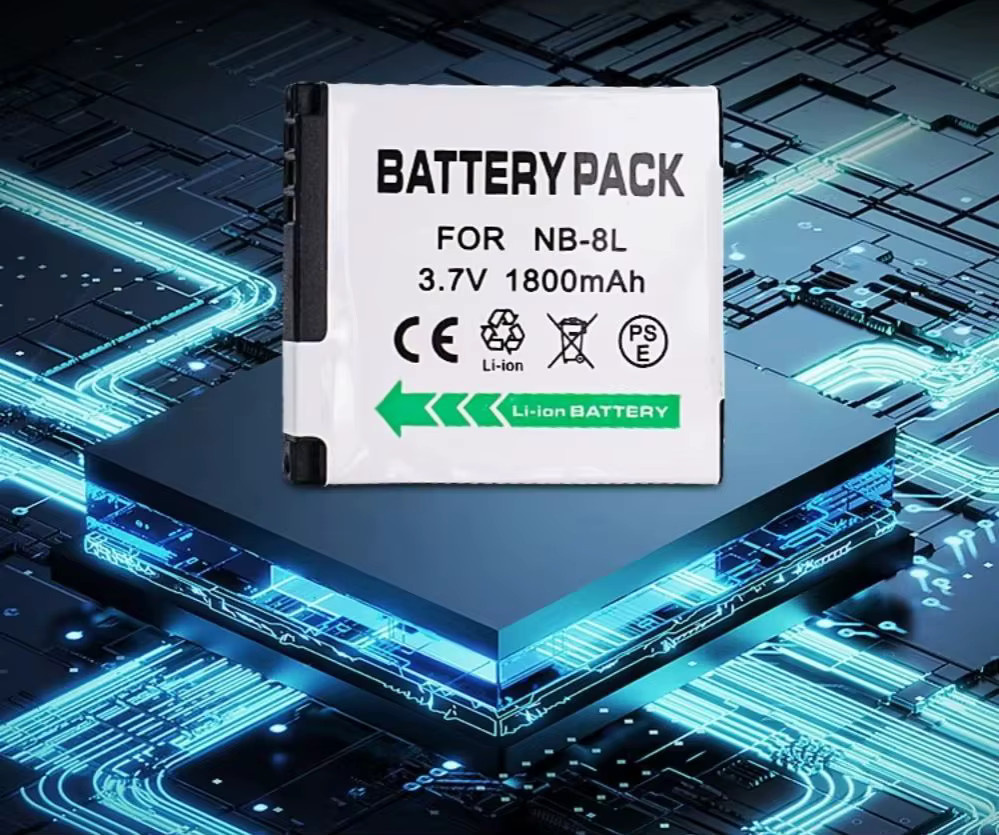 Canon NB-8L Li-Ion Akku mit 1800mAh für Digitalkameras - Bild 2