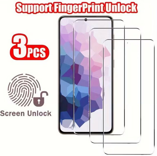 3er-Set gehärtete Displayschutzfolie aus Glas für Samsung Galaxy A16 A15 A36 A55 A56 A25 A35 A34 A54 5G in Transparent - Bild 1