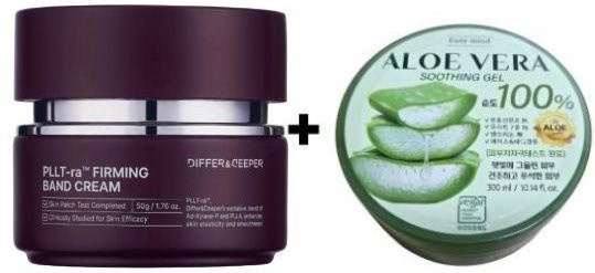 DIFFER&DEEPER PLLT-RA Straffende Band-Creme mit Aloe Vera, 50 g - Bild 1