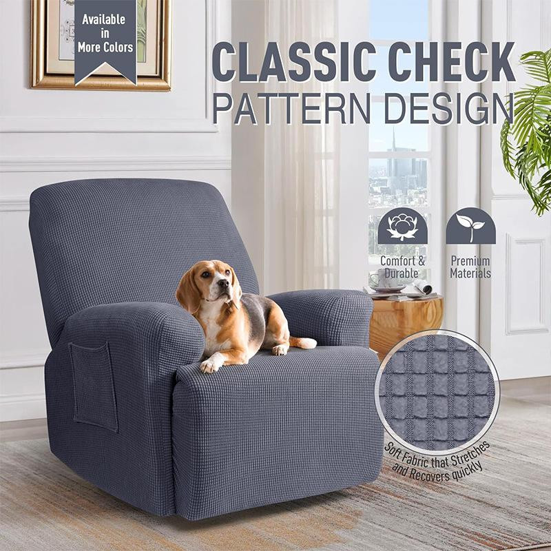 Komplettpaket Stretch-Bezüge für Sofa, Sessel und Stühle aus Polyester und Baumwolle in Minzgrün/Türkis - Bild 3